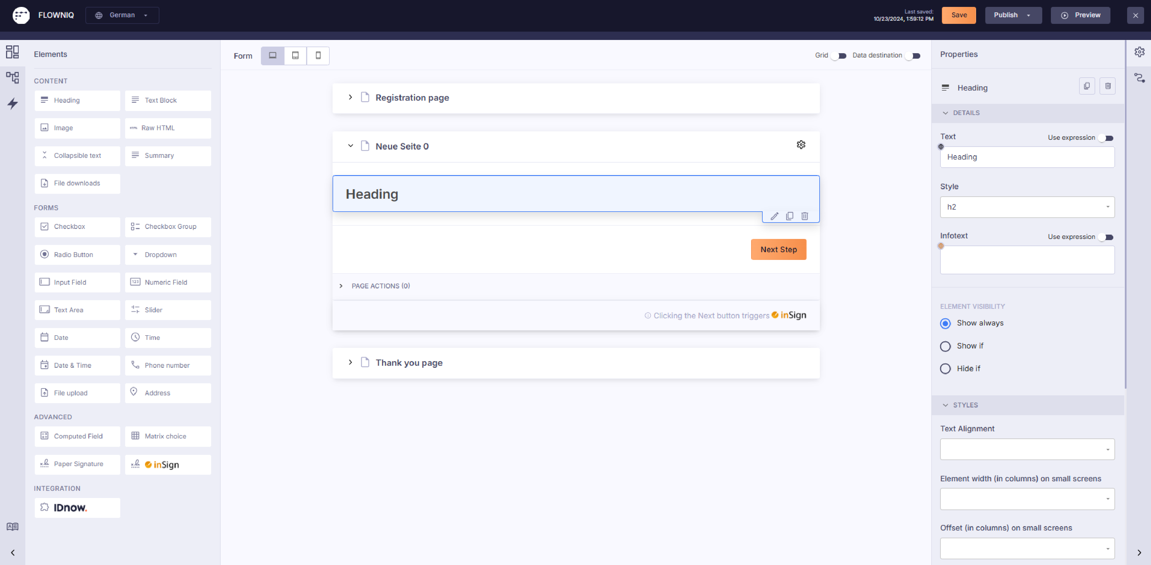 Drag & Drop Designer Screenshot